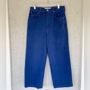 MOTHER High Waisted Tunnel Vision Ankle Jeans Size 28